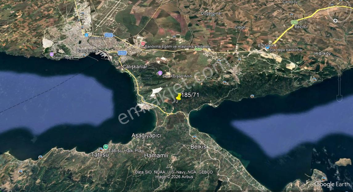 Century 21 Bal'dan Bandırma Edincik Mahallesinde Satılık Zeytinlik - Görsel 9