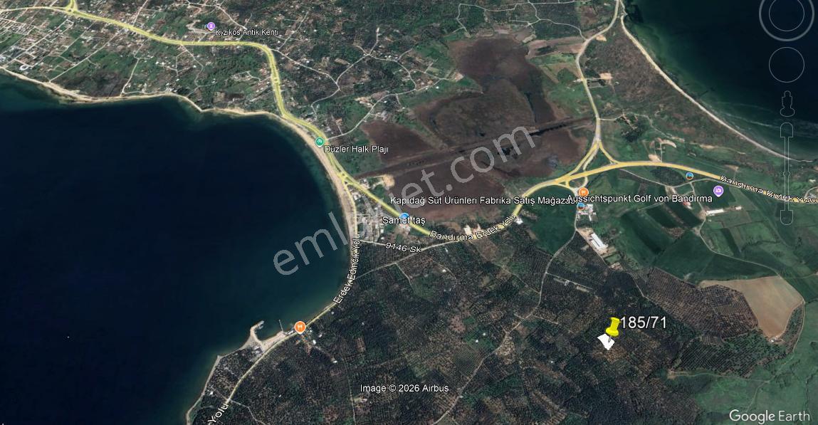 Century 21 Bal'dan Bandırma Edincik Mahallesinde Satılık Zeytinlik - Görsel 6