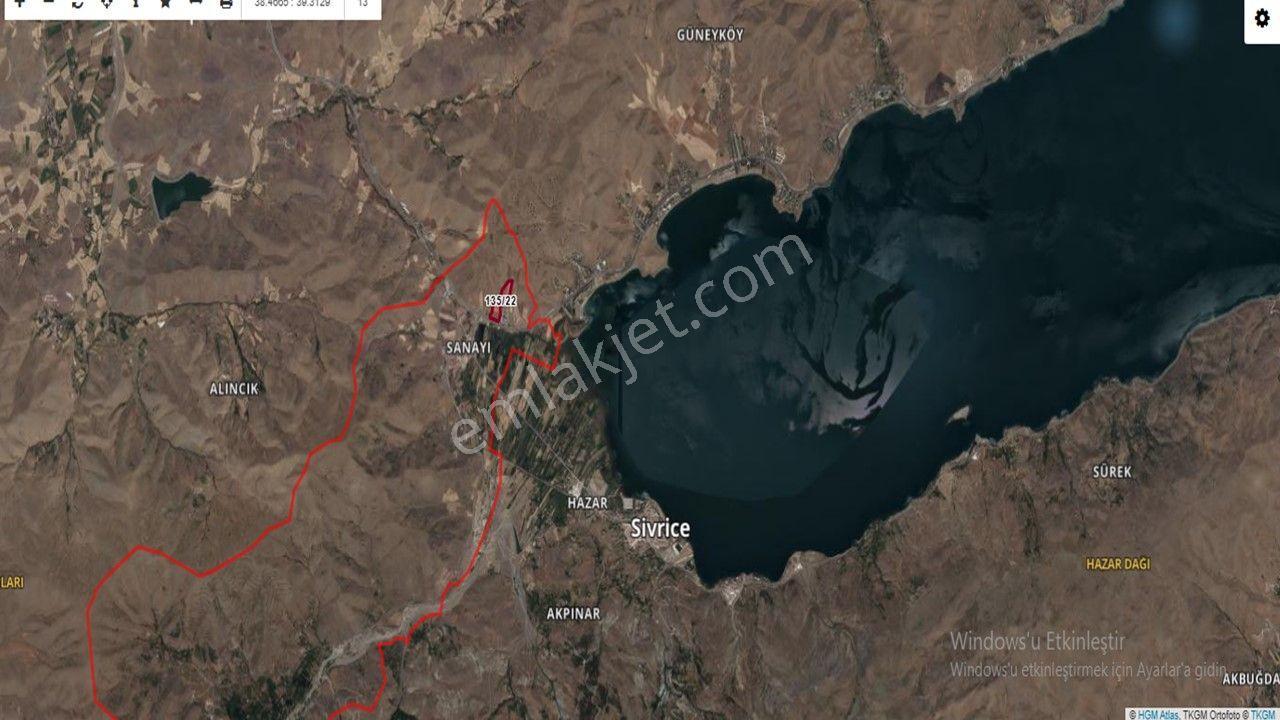 Elazığ Sivrice Diyarbakır Yoluna Sıfır Hazargölü Yanı Ve Hazargölü Manzaralı Satalık Süper Arazi - Görsel 10