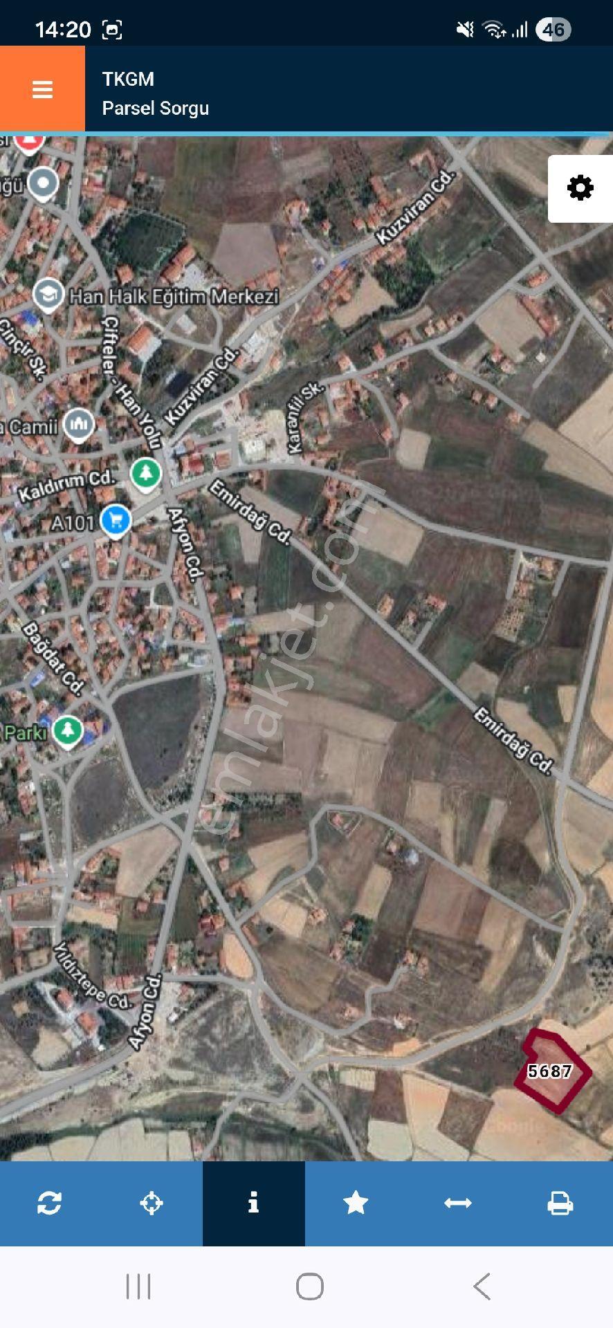 Eskişehir Han Merkezde İmar Sınırında 5700 M2 Yola Cephe Tarla - Görsel 17