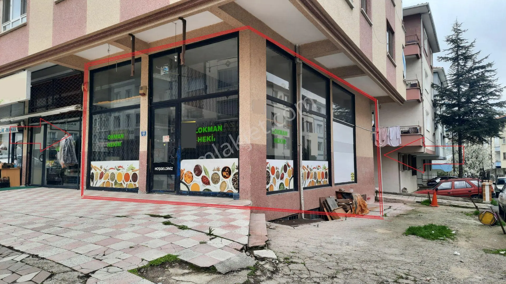 Akif'ten Etimesgut Piyade'de Ön Cephe Depolu Satılık Dükkan