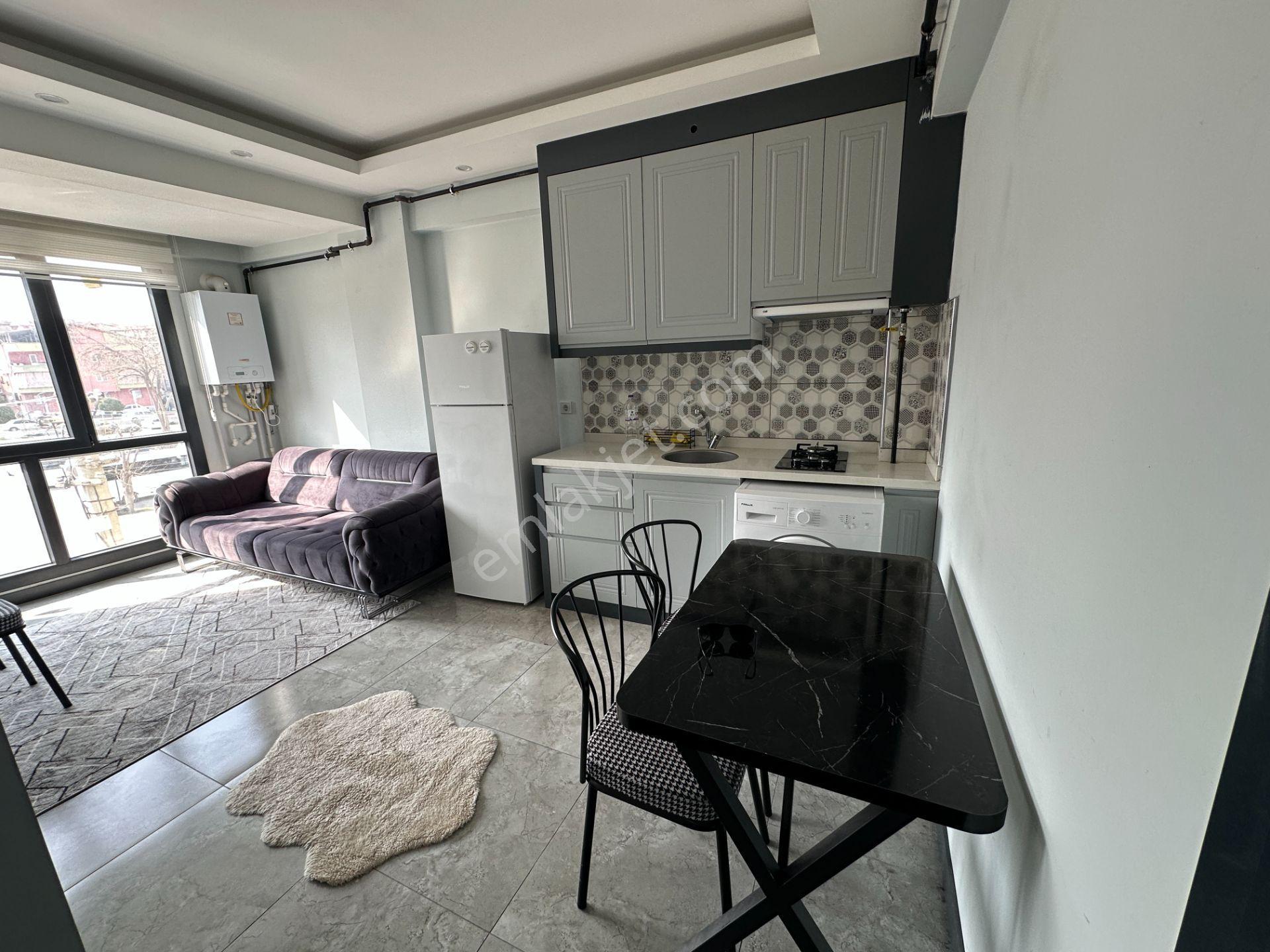 Çınara Yakın Yeni Bina Eşyalı Kiralık 1+1 Kombili Ara Kat Daire - Görsel 2