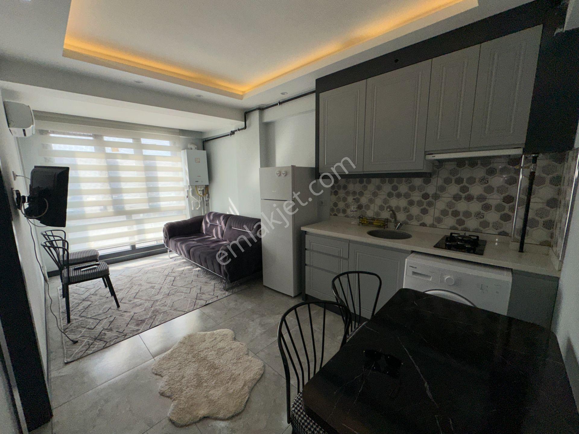 Çınara Yakın Yeni Bina Eşyalı Kiralık 1+1 Kombili Ara Kat Daire