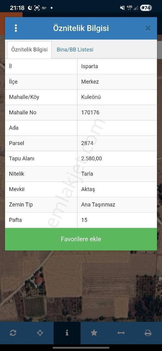 Kuleönünde Satılık Yeni Yapılan Toki Yolu Üzerinde Yatırımlık - Görsel 4