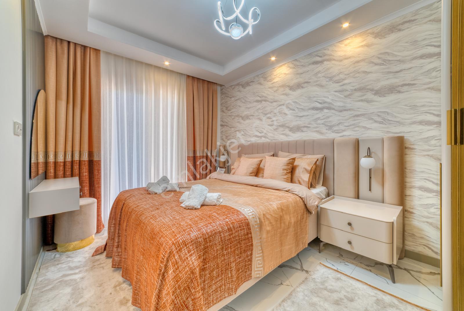 Satılık Daire Alanya / Mahmutlar 1+1 Full Lüks Residance.. - Görsel 3