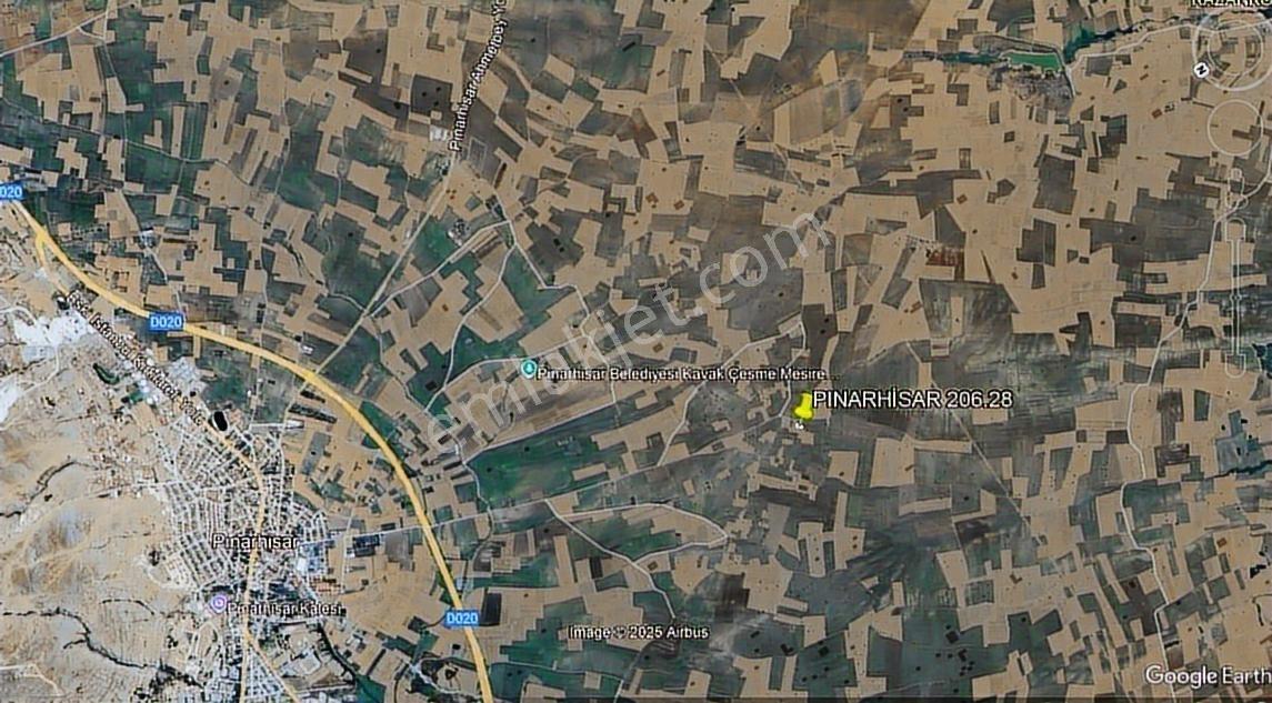 Atuğ Emlaktan Pınarhisar Dere Mahallesinde 1580 M² Satılık Tarla - Görsel 13