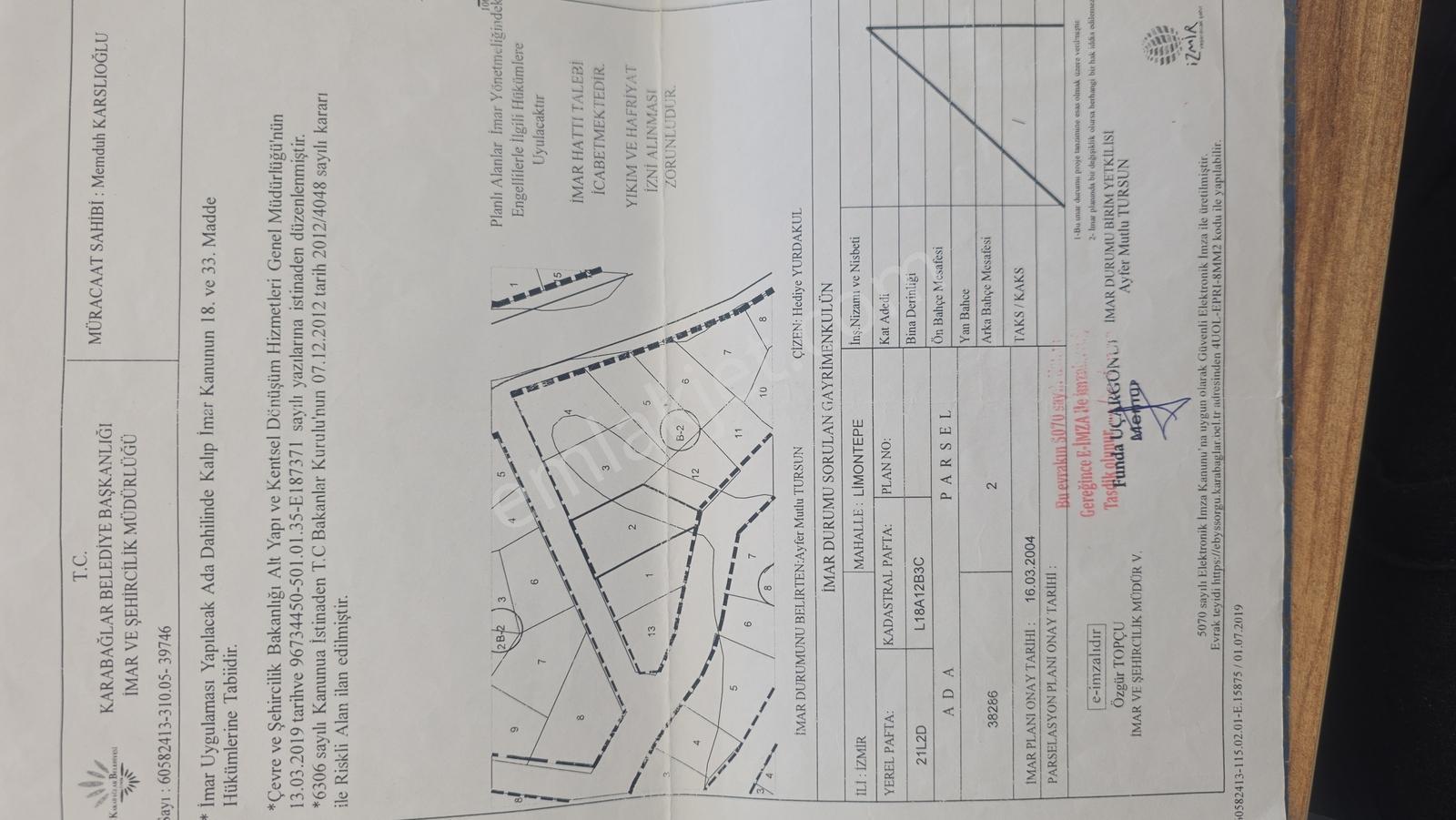 İzmir Karabağlar Limontepe'de Müstakil Daire - Görsel 29