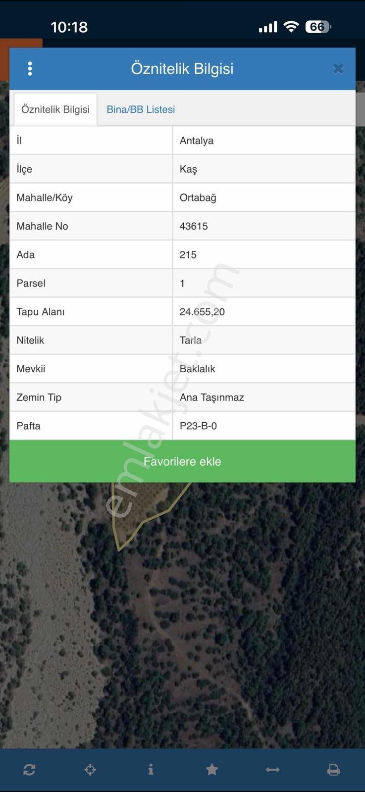 Antalya Kaş Ortabağda 24.655 M² Tek Tapu Fırsat Tarla - Görsel 2