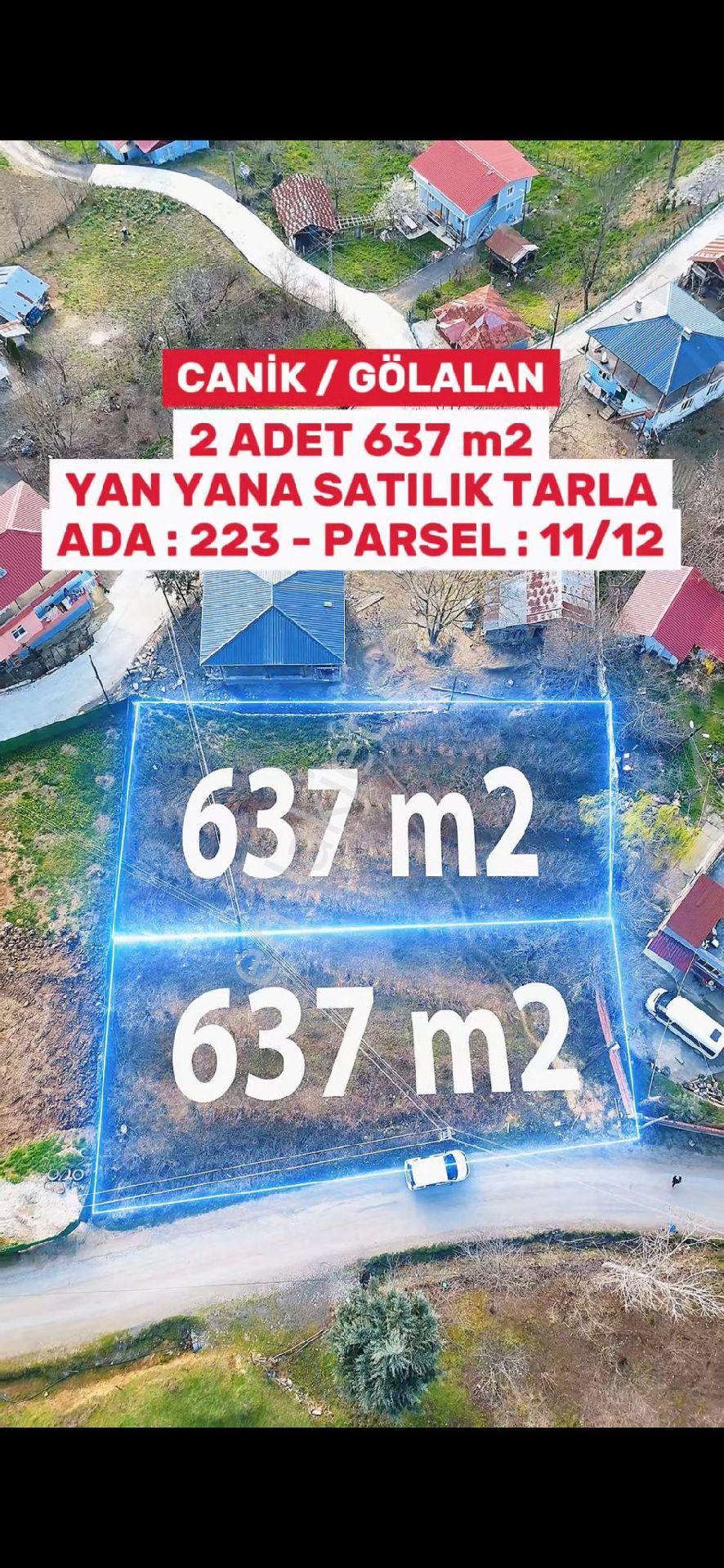 Evim-nur'dan Gölalan Mah 1.274m2 Yola Cephe Yatırımlık Tarla