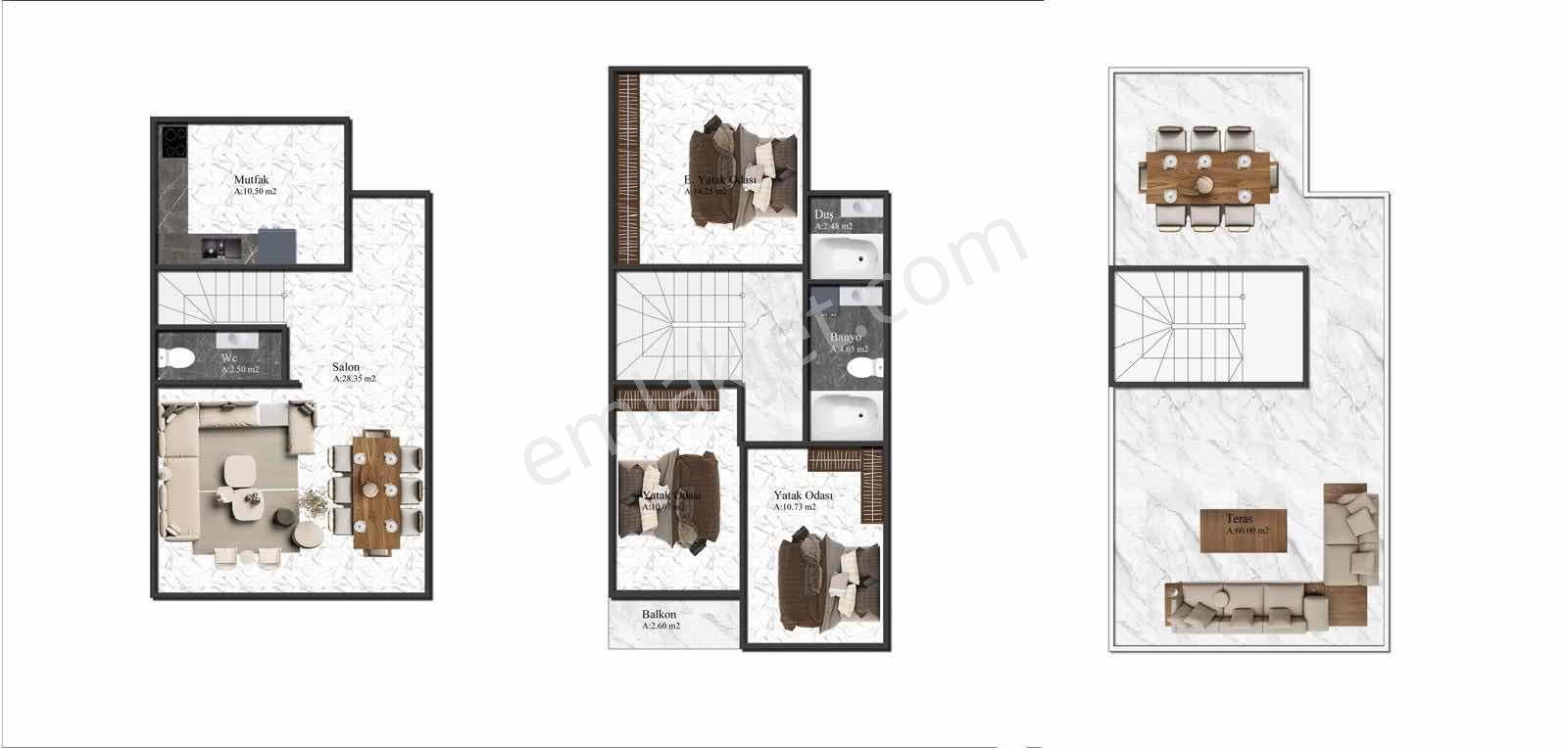 Ömer İnan Remax Hür 3+1 Adamed Hanlı Villaları - Görsel 11