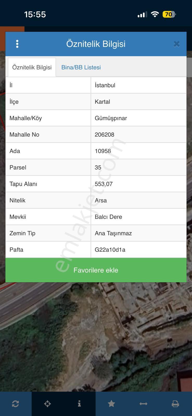 Kartal Gümüşpınar'da 1047m2 Fırsat Satılık Arsa - Görsel 18