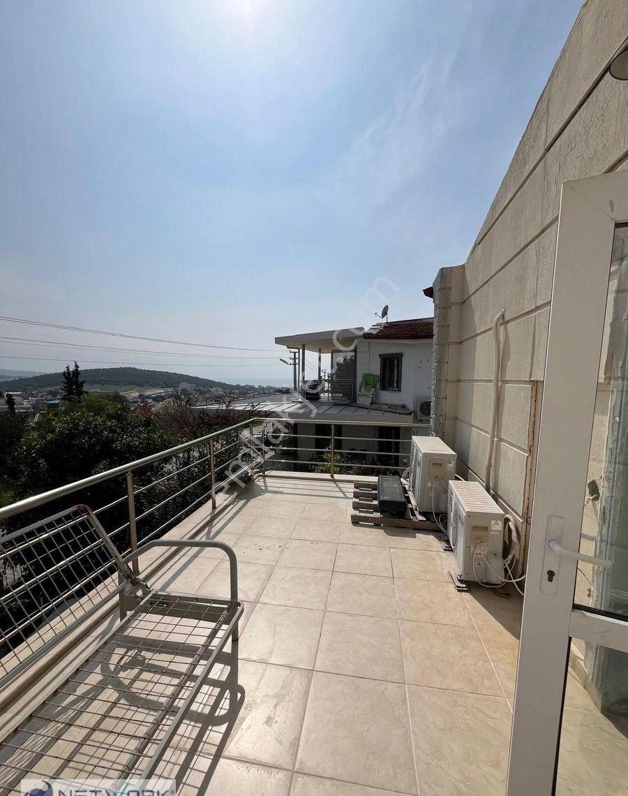 Kuşadası Yavansu Yeşil Sitede Deniz Manzaralı, Geniz Bahçeli Satılık 3+1 Villa - Görsel 12