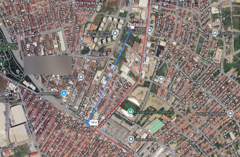 Esenyurt Akşemsettin Kot Avantajlı Satılık 1513 M2 Arsa - Görsel 18
