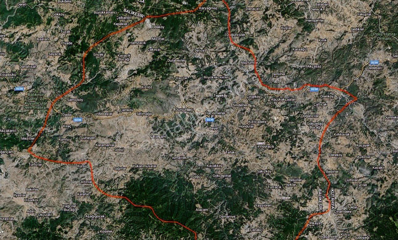 Balıkesir Dursunbey İsmailler Eşsiz Büyük Fırsat Yatırım Satılık