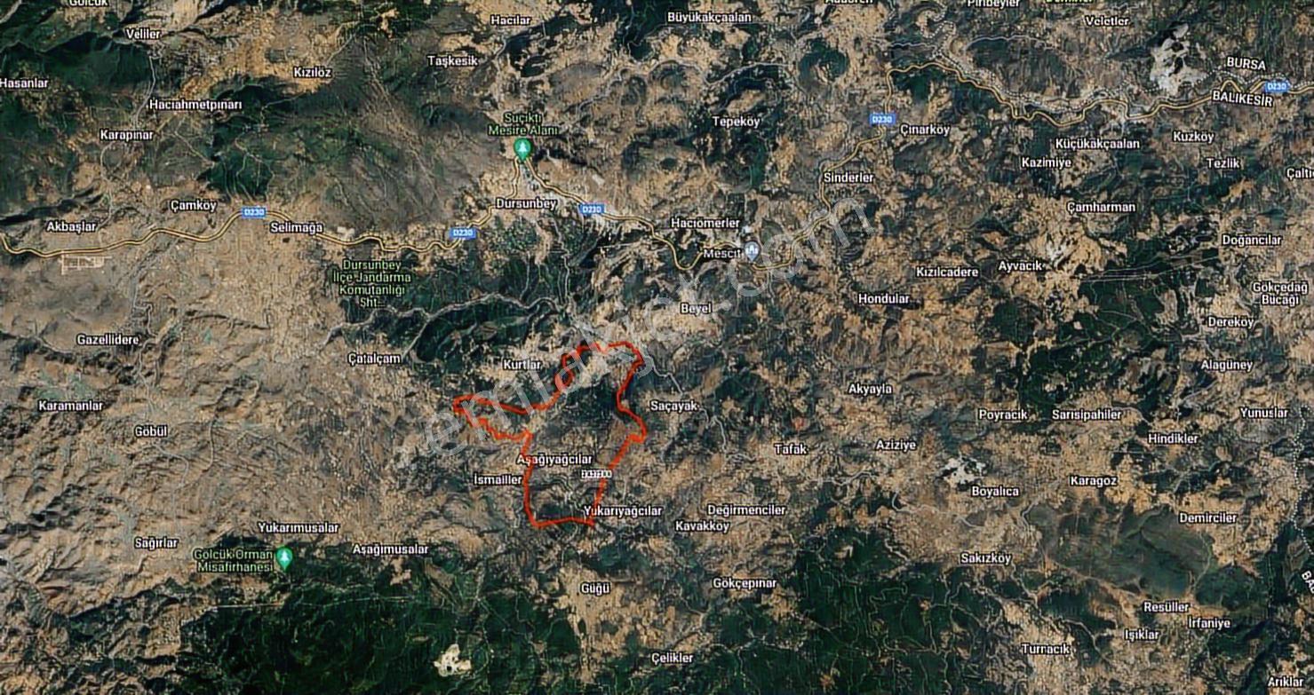 Balıkesir Dursunbey 138.615 M2 Yatırımlık Satılık Araziler - Görsel 15