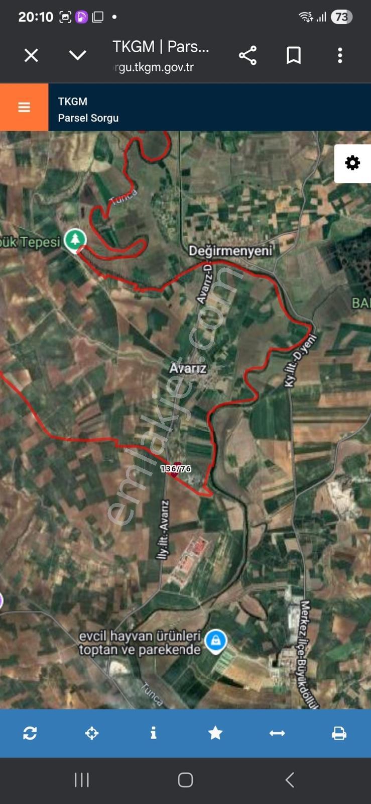 Edirne Merkeze Yakın Kum Ocağı Vasfında 10.739m² - Görsel 3