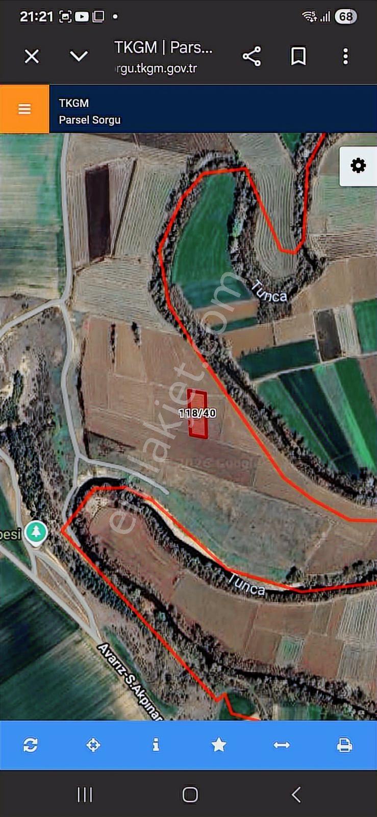 Edirne Merkeze Yakın Yatırımlık Arazi