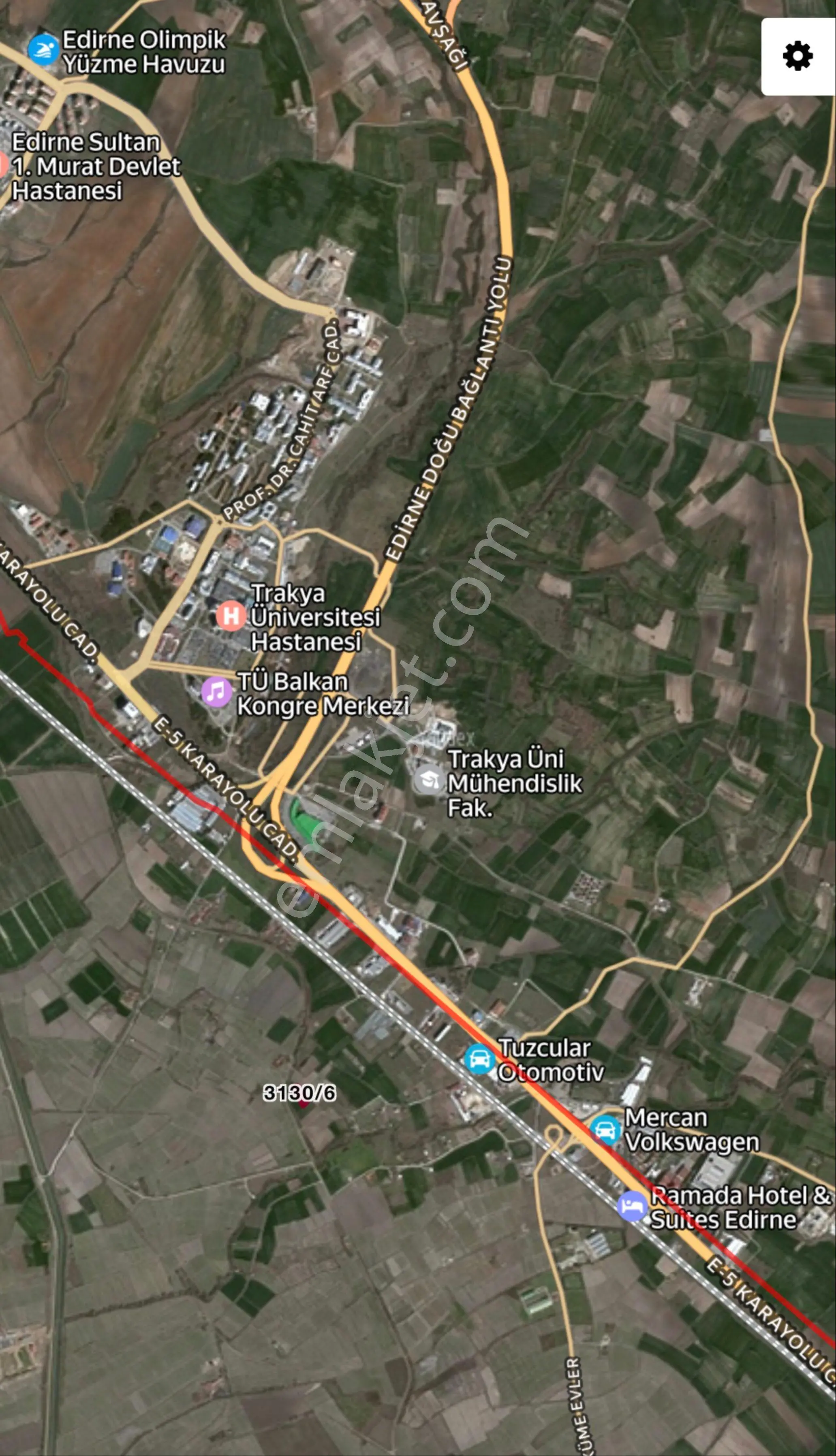 Edirne Merkez İstasyon Muhteşem Konumda Satılık Arazi - Görsel 3