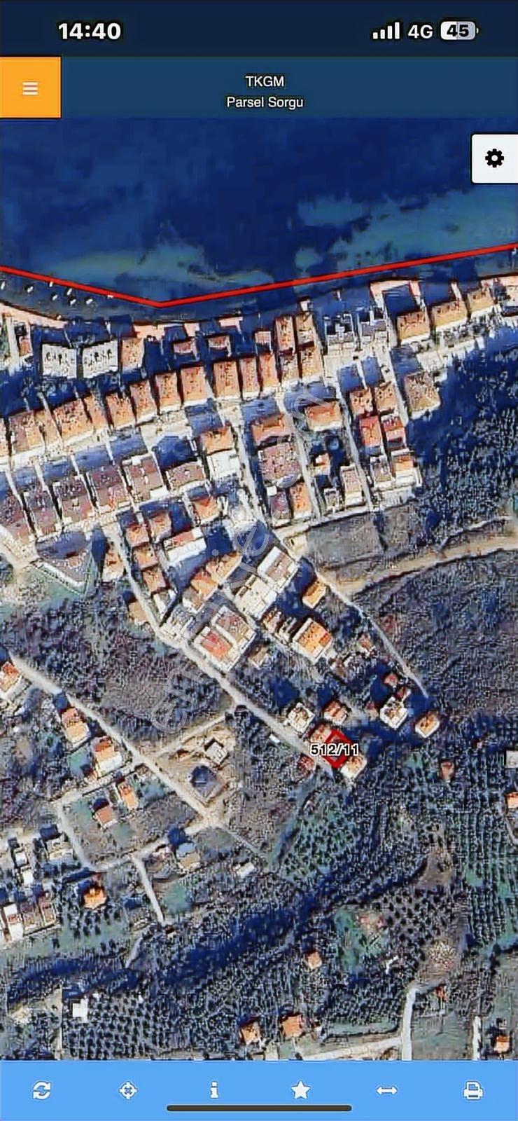 Deniz Manzaralı 4 Kat İmarlı Arsa