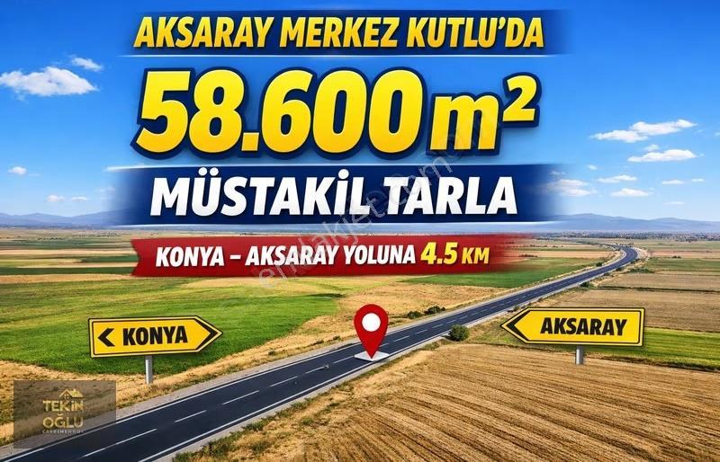 Aksaray Merkez Kutlu'da 58.600 M² Müstakil Tapulu Tarla - Görsel 3