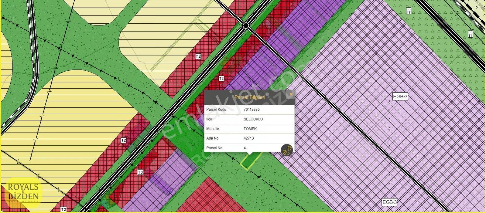 Selçuklu Tömek'te Ankara Yolu Yakını Yatırımlık Tarla 510 M2 !! - Görsel 2