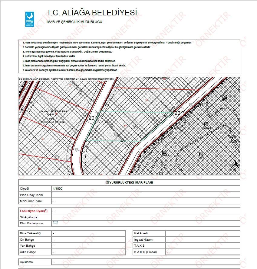 Satılık Aliağa Sanayi Sitesi İçerisinde İmarlı Arsa - Görsel 5