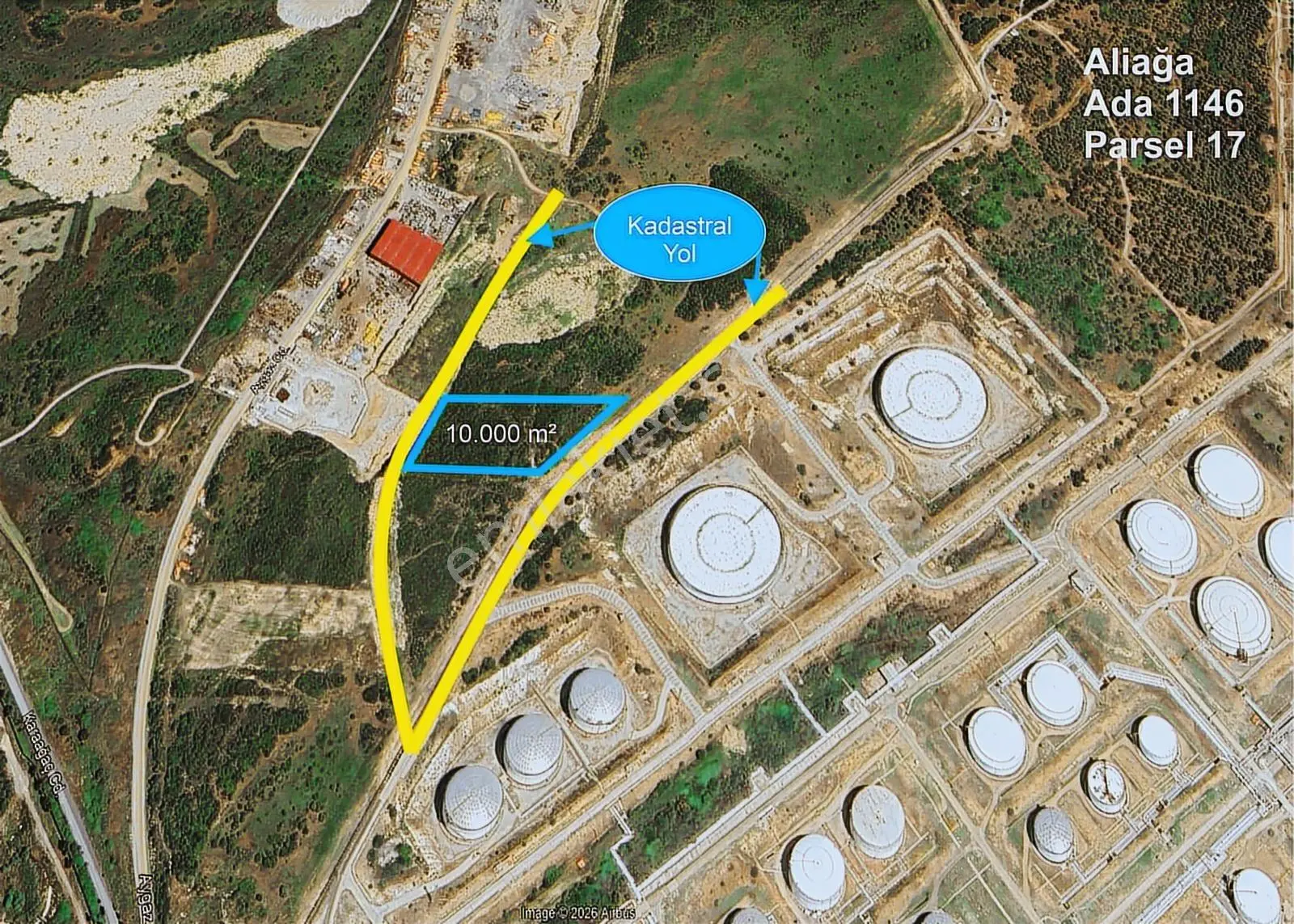Satılık Aliağa Sanayi Sitesi İçerisinde İmarlı Arsa - Görsel 2