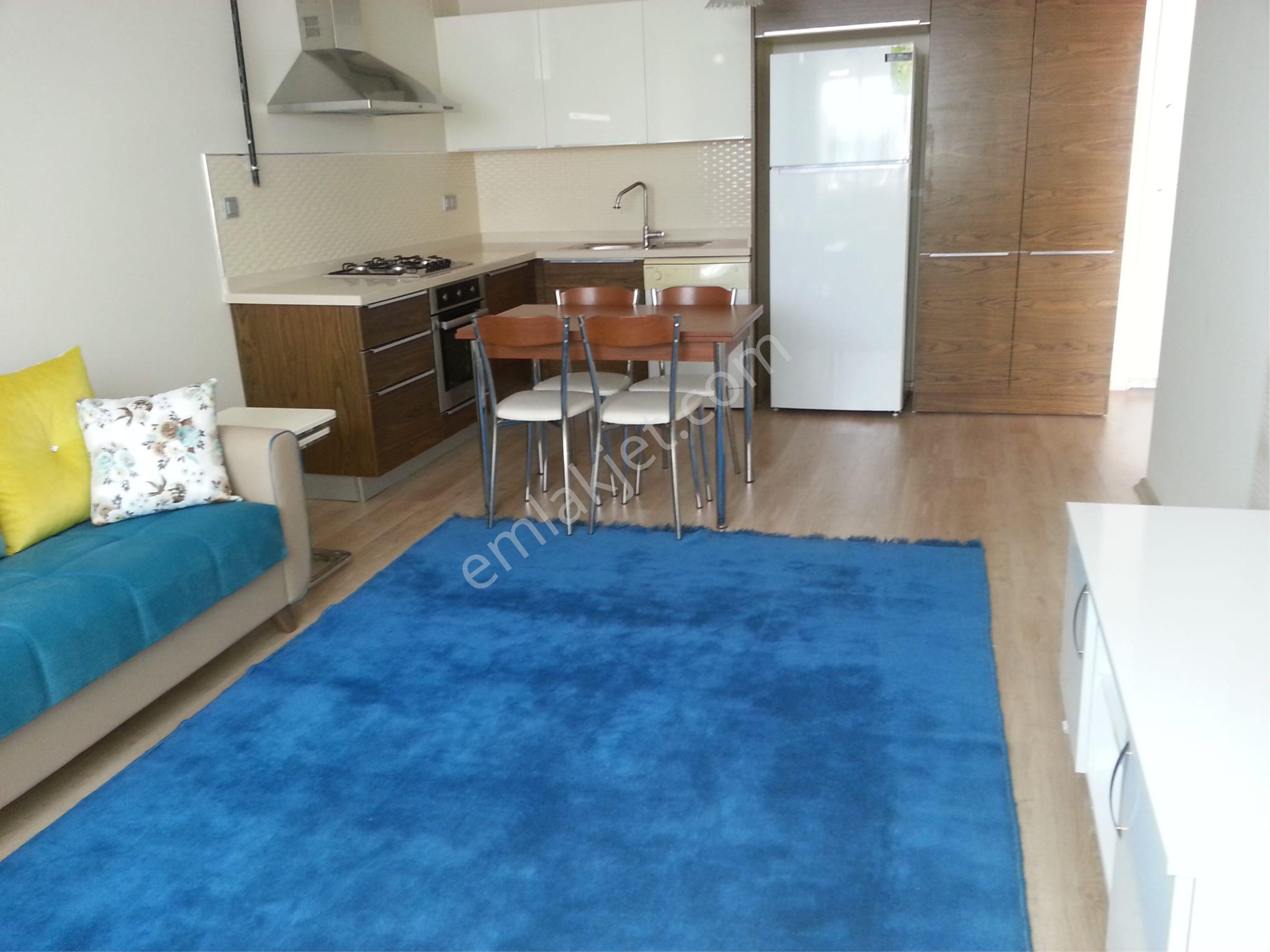 Gürselpaşada Havuzlu Güvenlikli Sitede Ful Eşyalı 1+1 Daire - Görsel 5