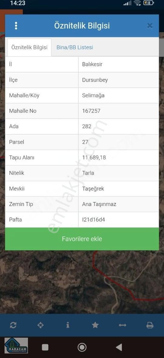 Balıkesir Dursunbey Selimağa Da 11.690 M2 Yer Sadece 549.000 - Görsel 3