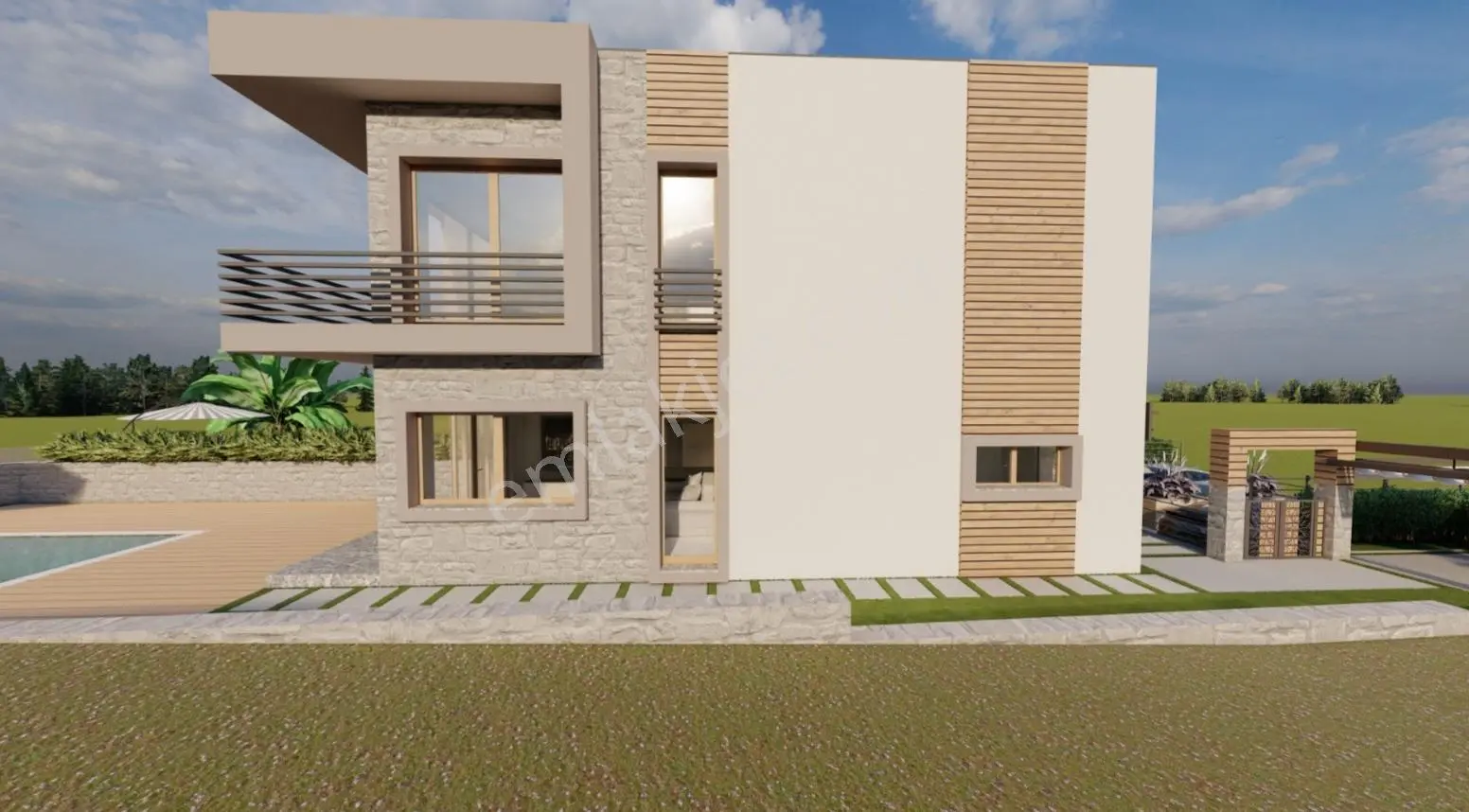 Bodrum Sınırı Meşelik De Kazandıran 3+1 İkiz Villa Fırsatı - Görsel 2