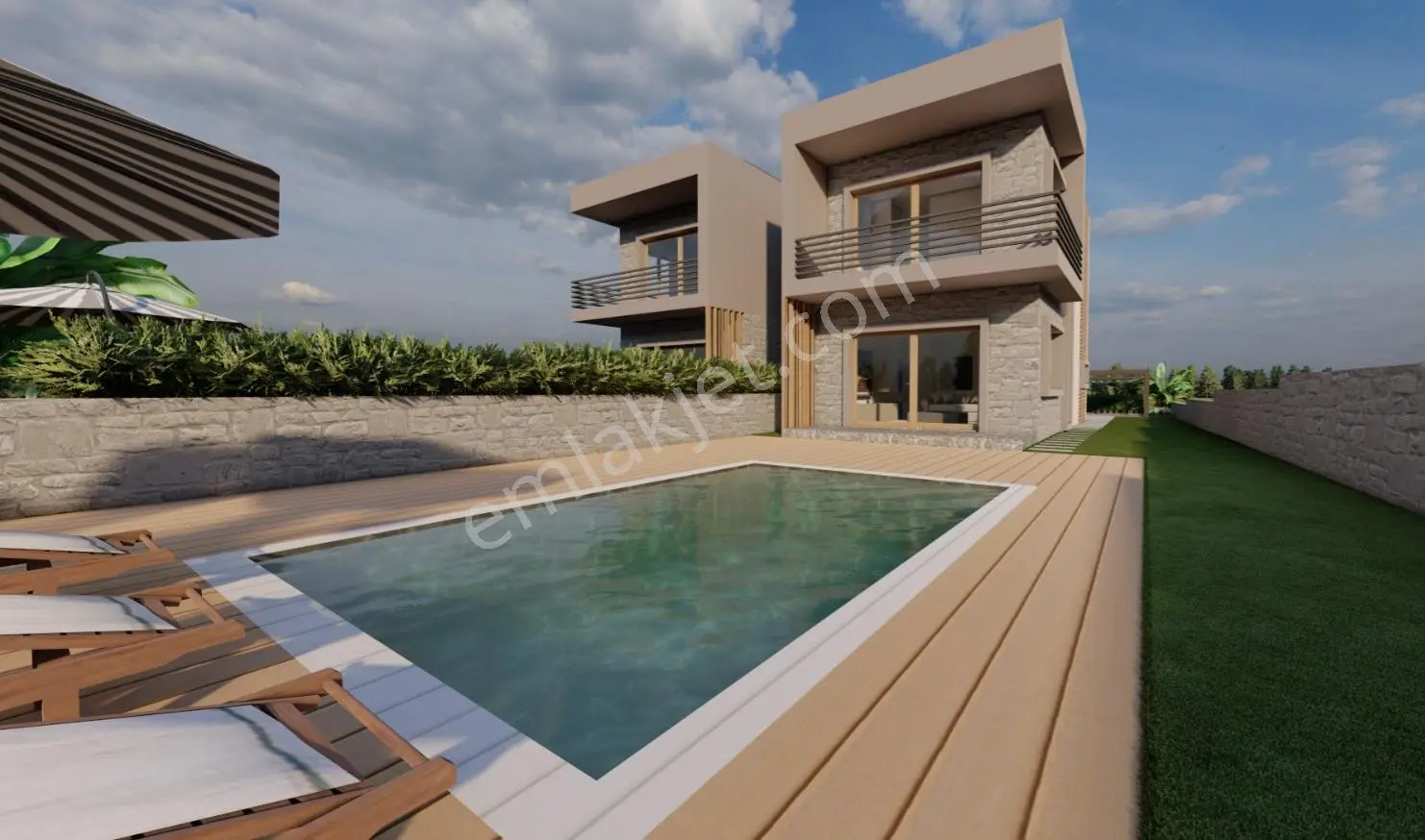 Bodrum Sınırı Meşelik De Kazandıran 3+1 İkiz Villa Fırsatı - Görsel 4