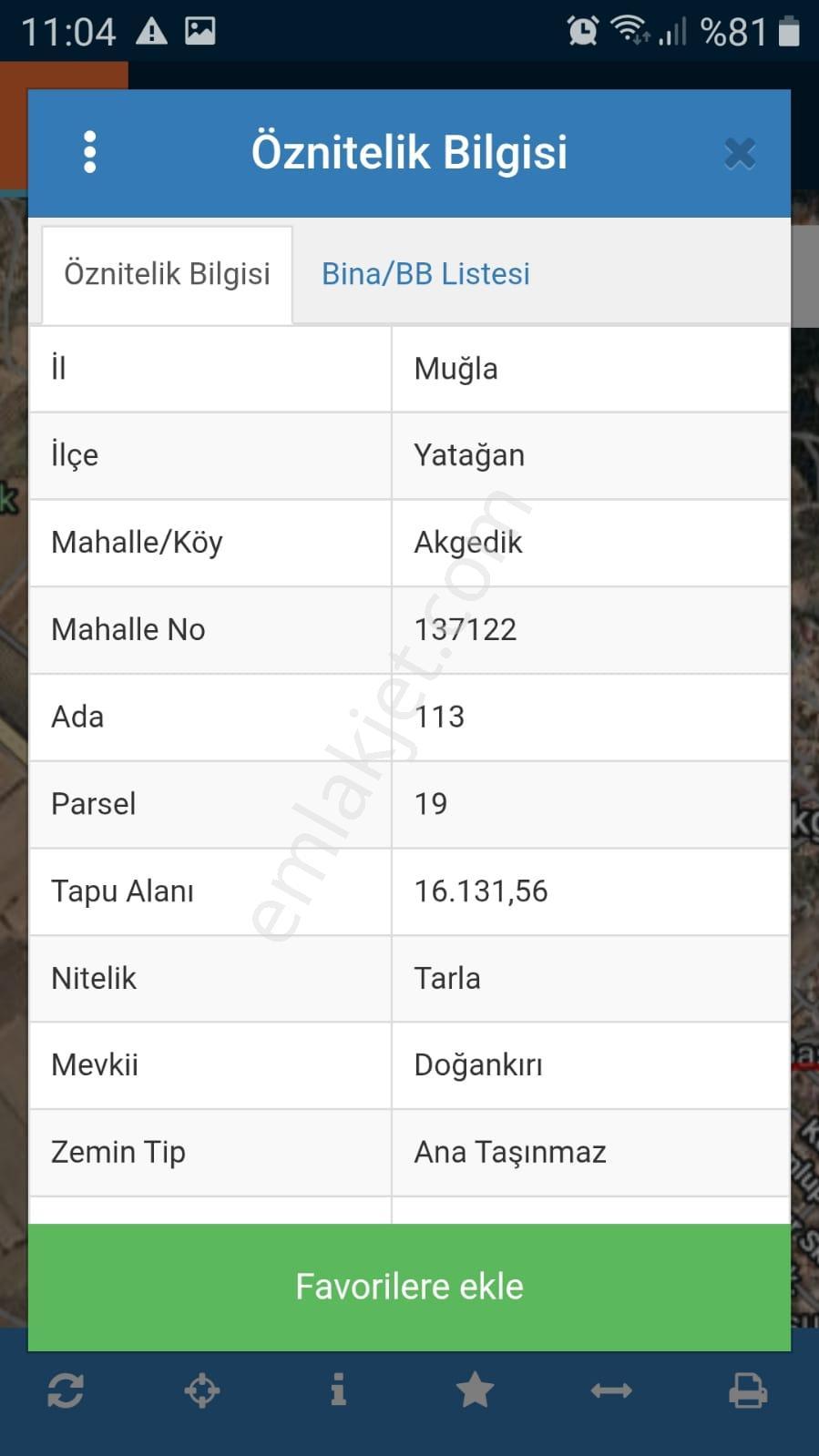 Muğla Yatağan Akgedik'te Satılık Tarla-çiftlik Arazisi - Görsel 4