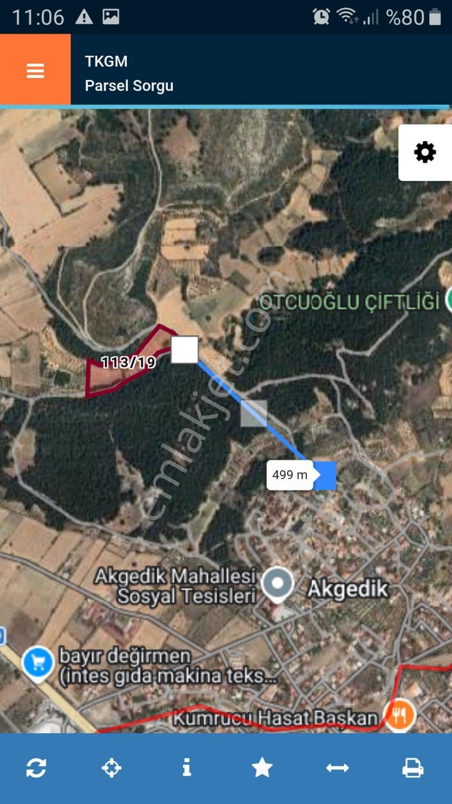 Muğla Yatağan Akgedik'te Satılık Tarla-çiftlik Arazisi - Görsel 2