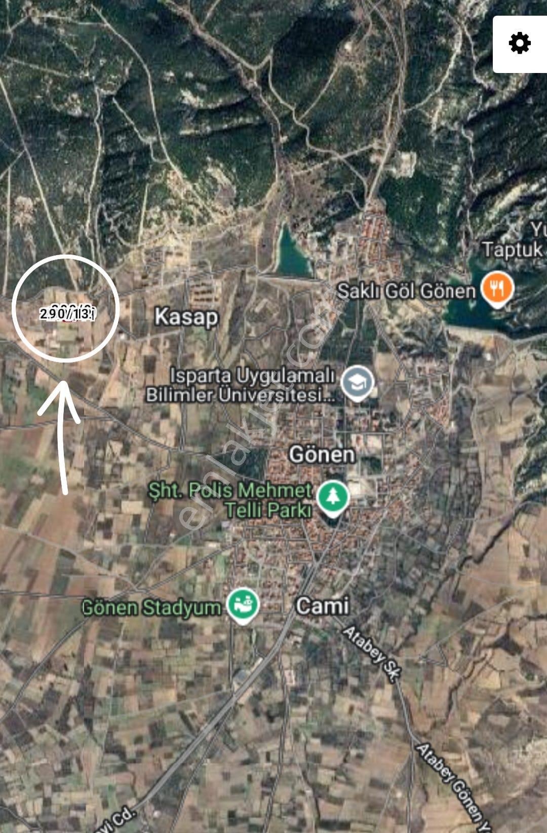 Isparta'nın Gözdesi Gönen'de Muhteşem Konumda Villa Arsaları - Görsel 2