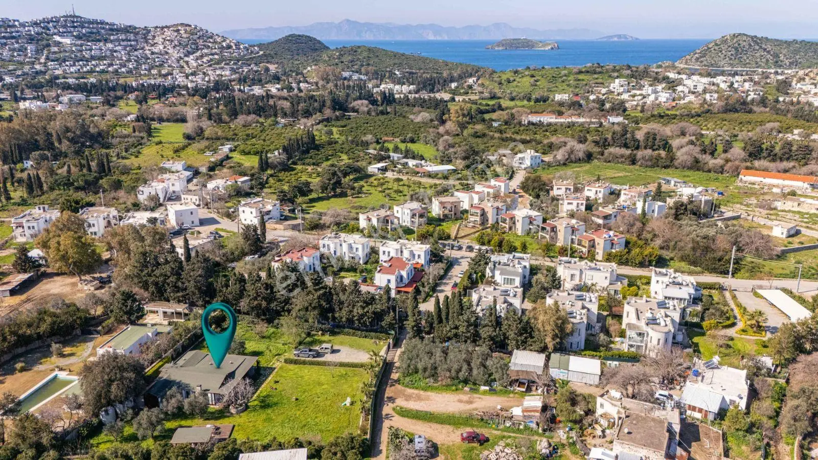 Gümüşlük’te 2 Dönüm Arsa İçinde Müstakil Villa. - Görsel 2