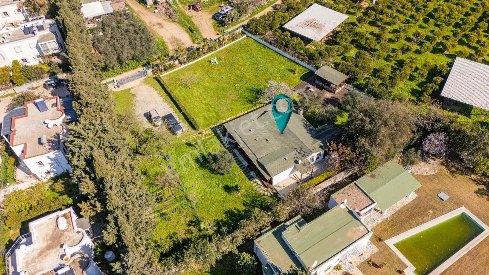 Gümüşlük’te 2 Dönüm Arsa İçinde Müstakil Villa. - Görsel 3