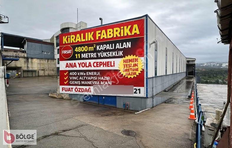 Şekerpınarda 4.800m2 Tek Kat Kiralık Fabrika / Üretim Tesisi