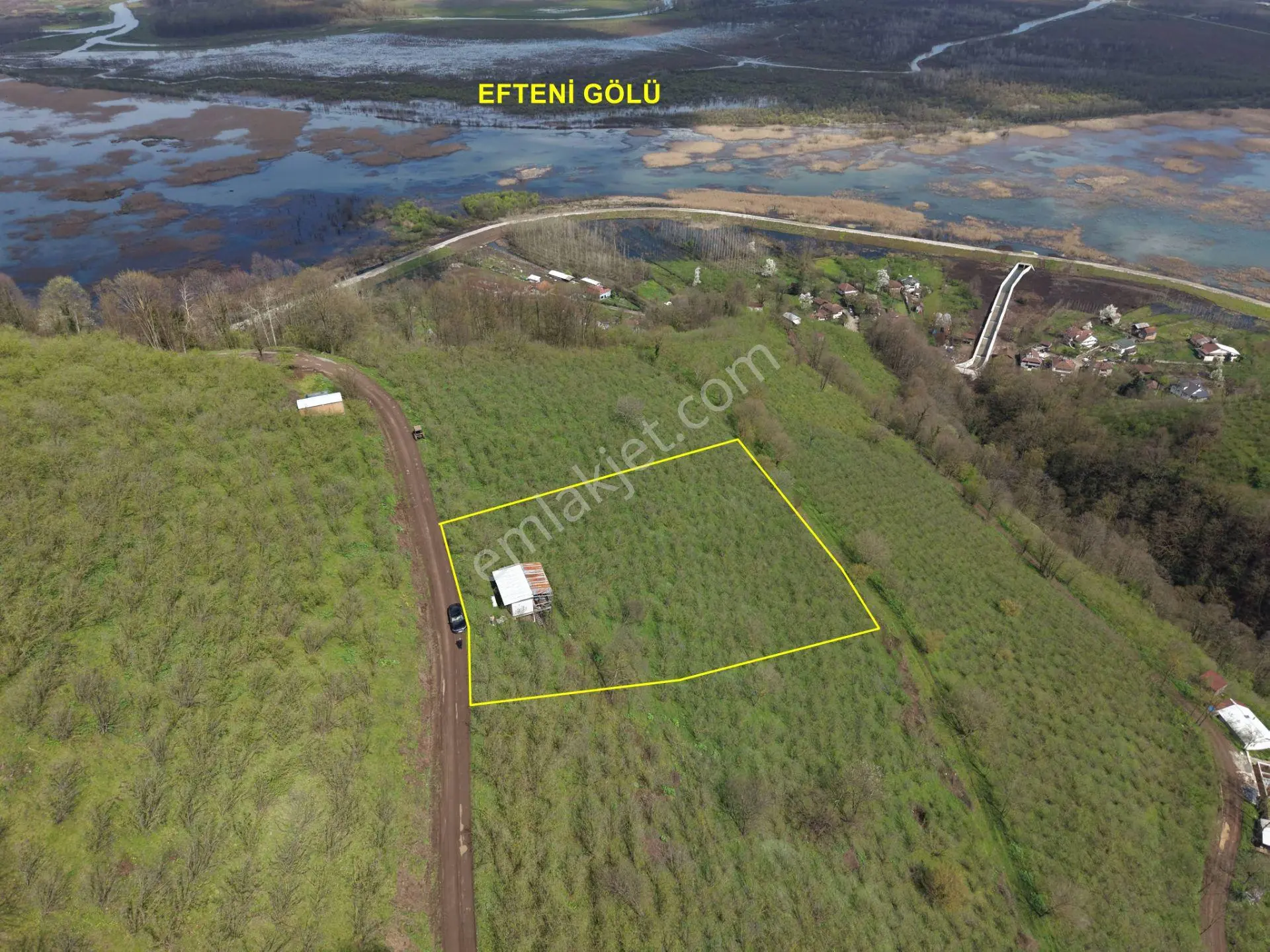 Hamamüstü Efteni Gölü'ne Manzaralı 5463 M2 Satılık Arazi - Görsel 4