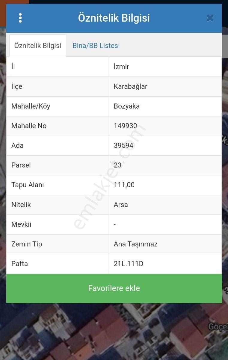 Mühendis Emlak'ta Karabağlar Kentsel Dönüşüm Bölgesi 111 M2 Arsa - Görsel 5