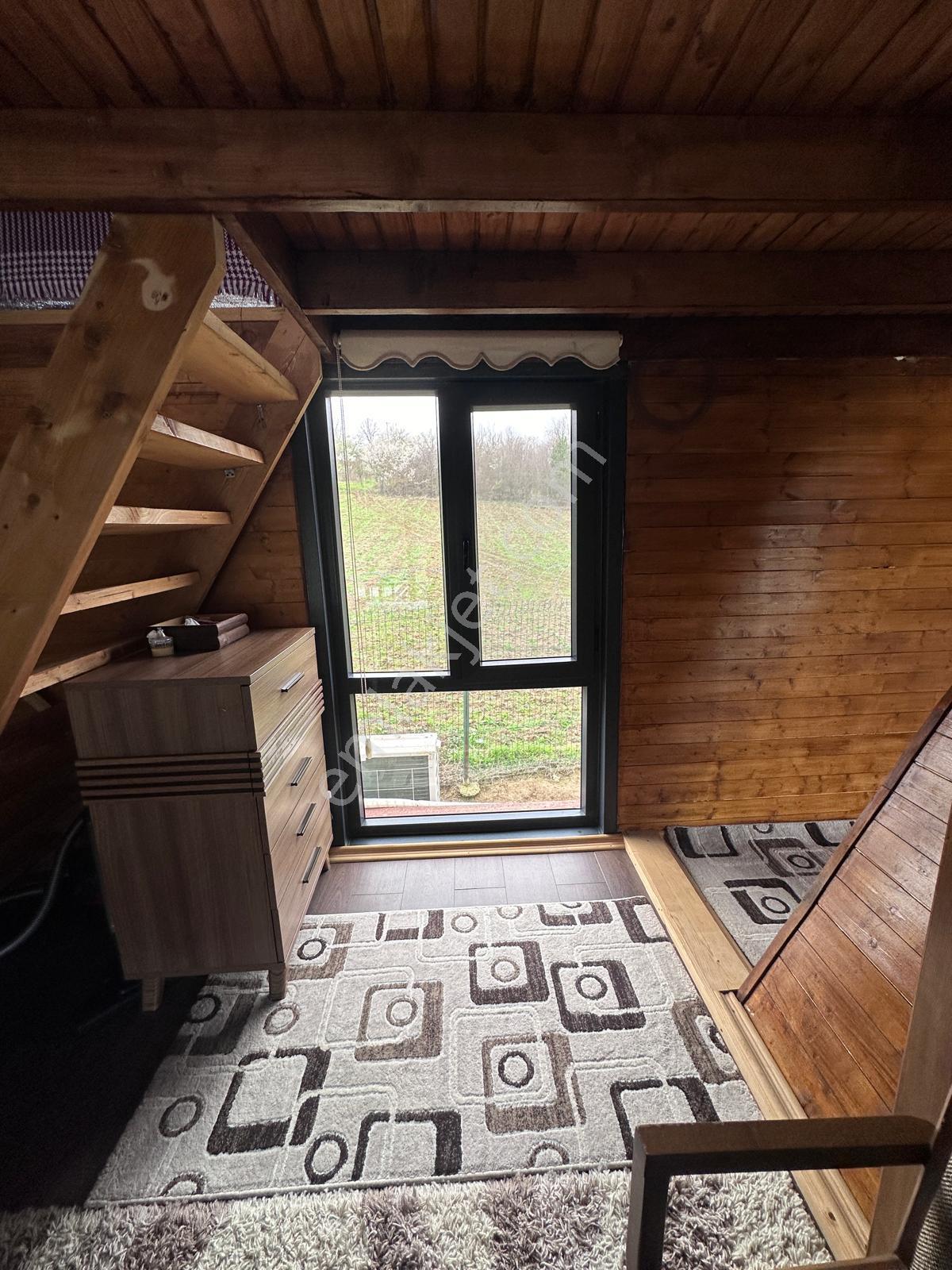Doğa İçinde Tam Donanımlı Ahşap Villa Yaz Kış Oturuma Hazır - Görsel 20