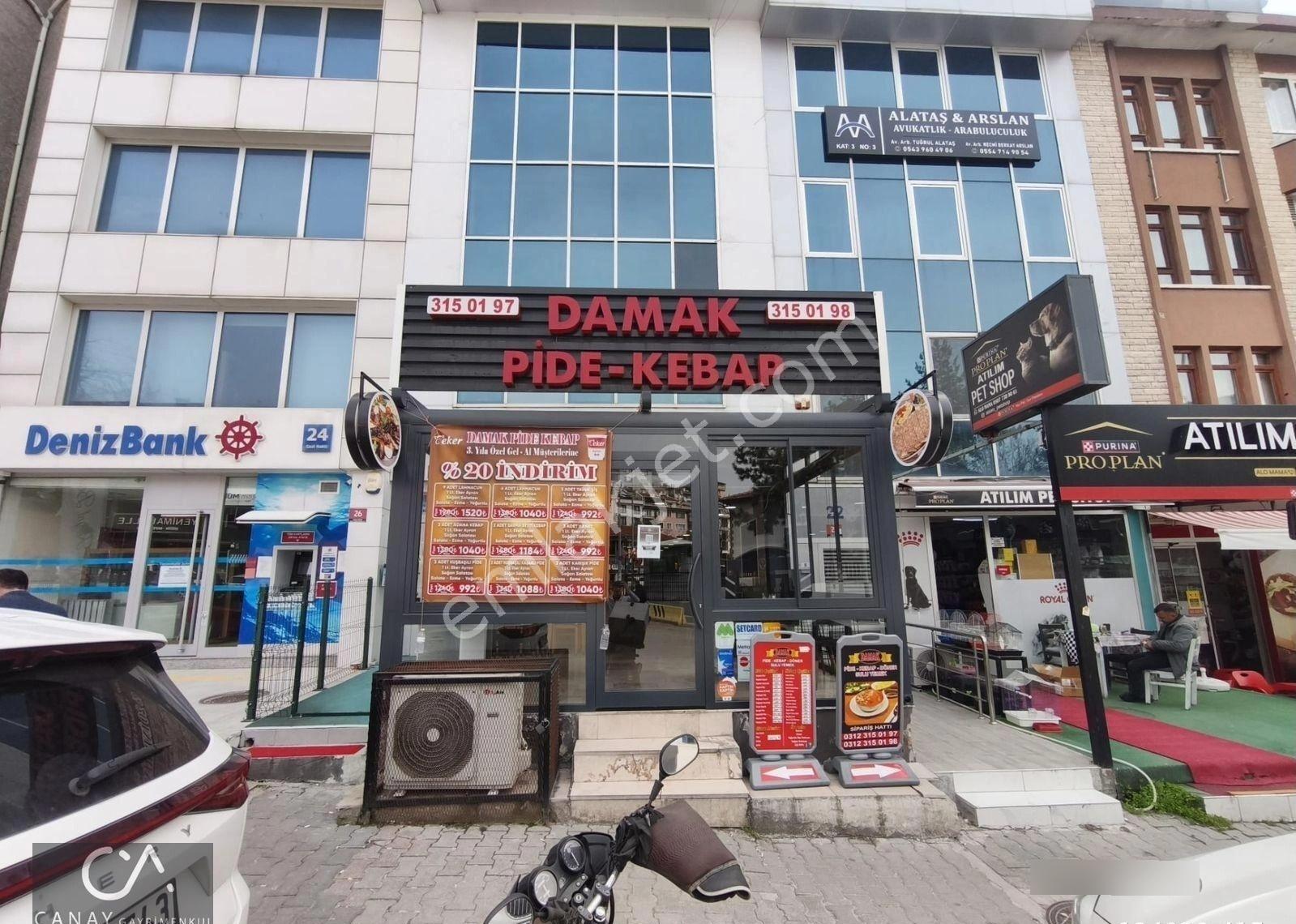 Yenimahalle Ragıp Tüzün Merkez Konumda 150 M2 Devren Kiralık Pide-kebap Salonu