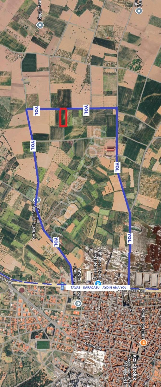 Tavas Kızılcabölük Mahallesinde Anayola Ve Merkeze Yakın Verimli 6713 M2 Satılık Tarla - Görsel 6