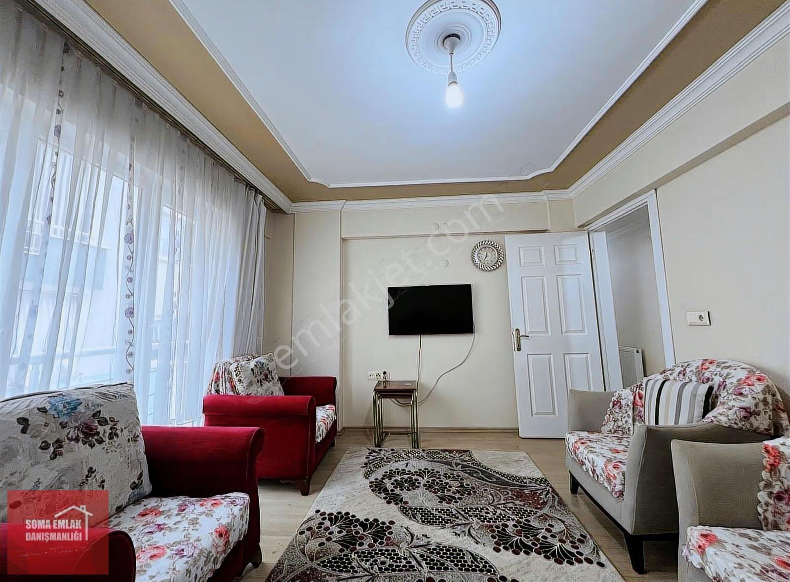 Soma Emlak* Eşyalı Kiralık Cuma Pazarı Mevkii Çarşı Dibi Kaçmaz! - Görsel 2