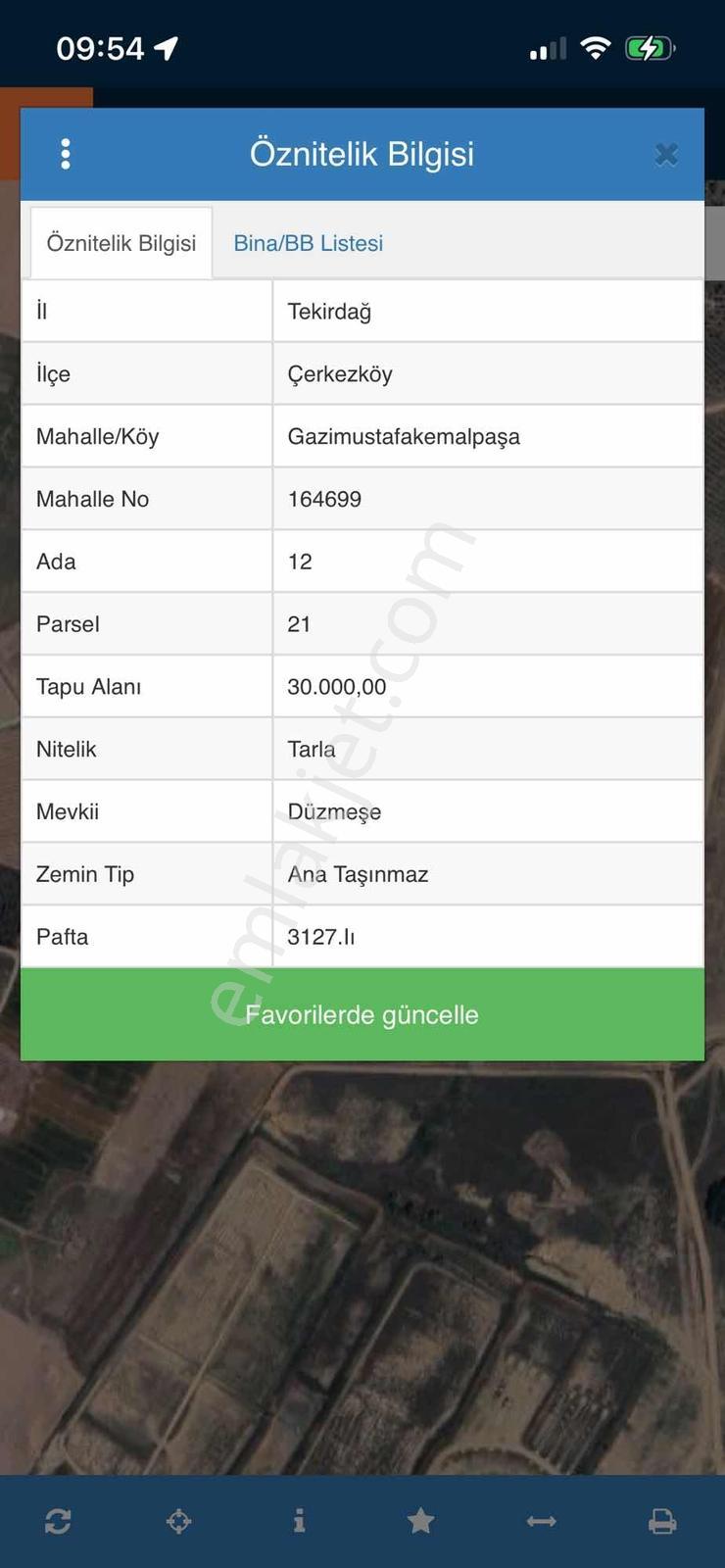 Tekirdağ Çerkezköy Bağlık Mahallesi'nde Satılık 480 M2 Hisse - Görsel 6