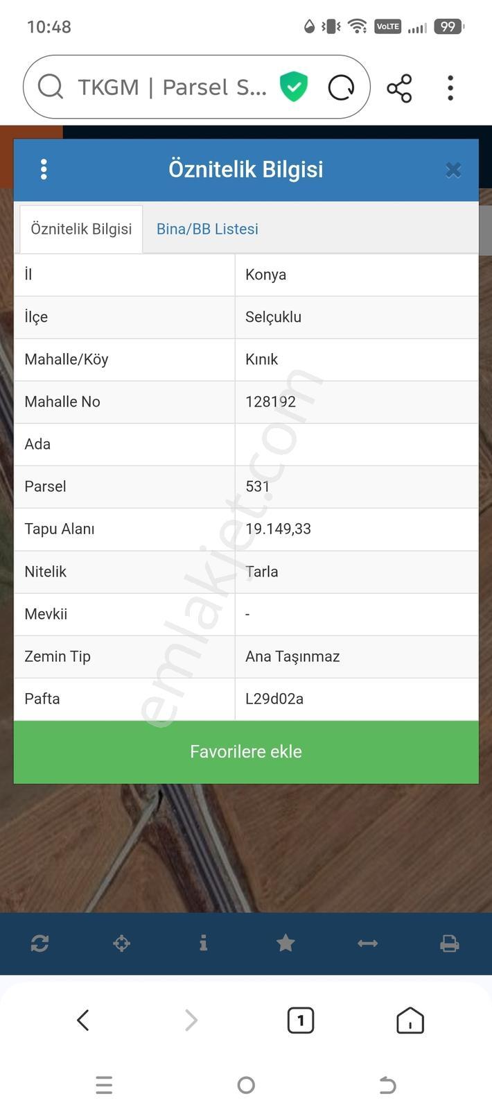Sarayönü Kınık Köyünde Toplam 94000 M2 Satılık Tarla - Görsel 4