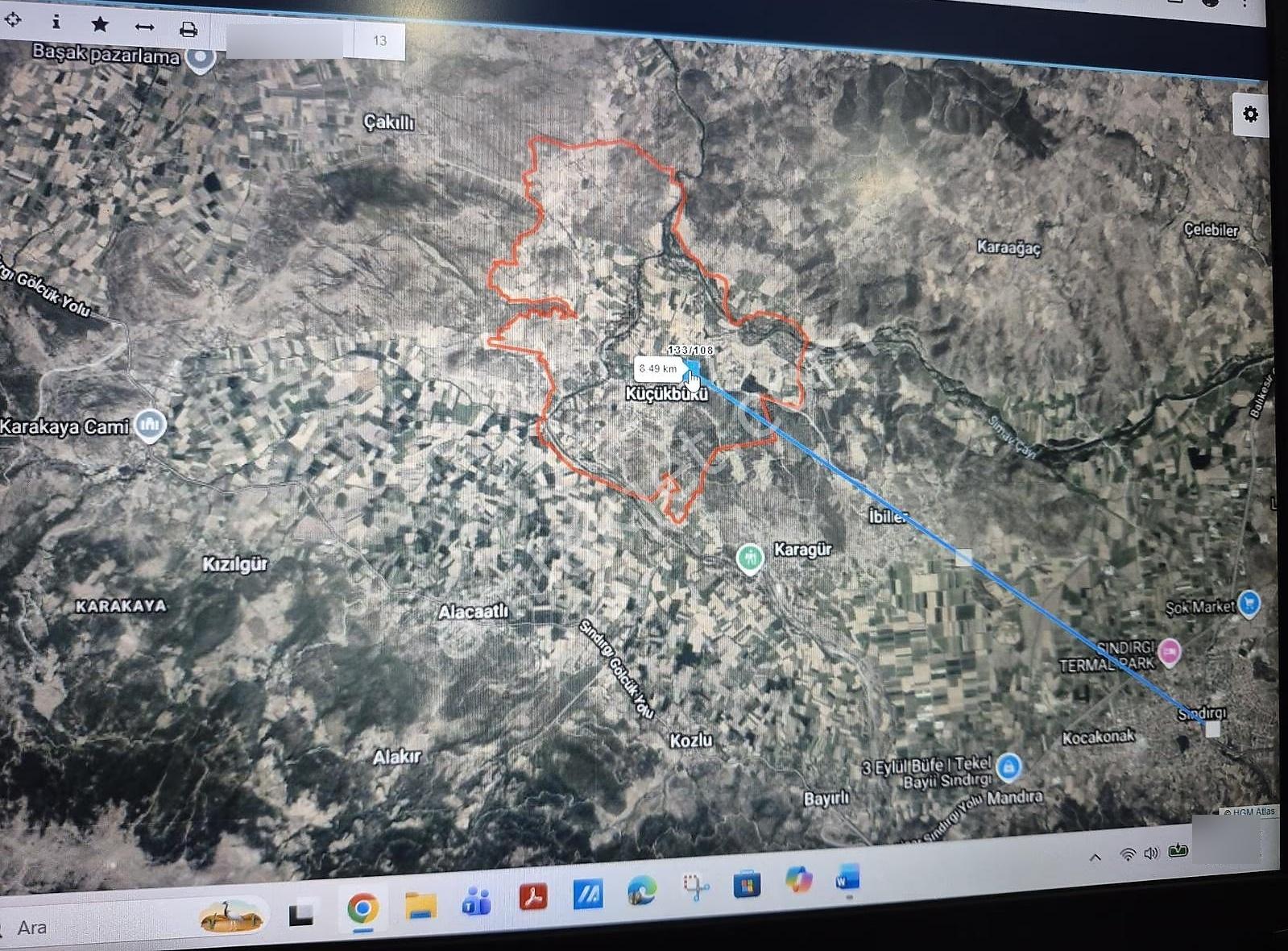 Balıkesir Sındırgı Küçükbükü Köyünde Satılık Muhteşem Tarla - Görsel 2