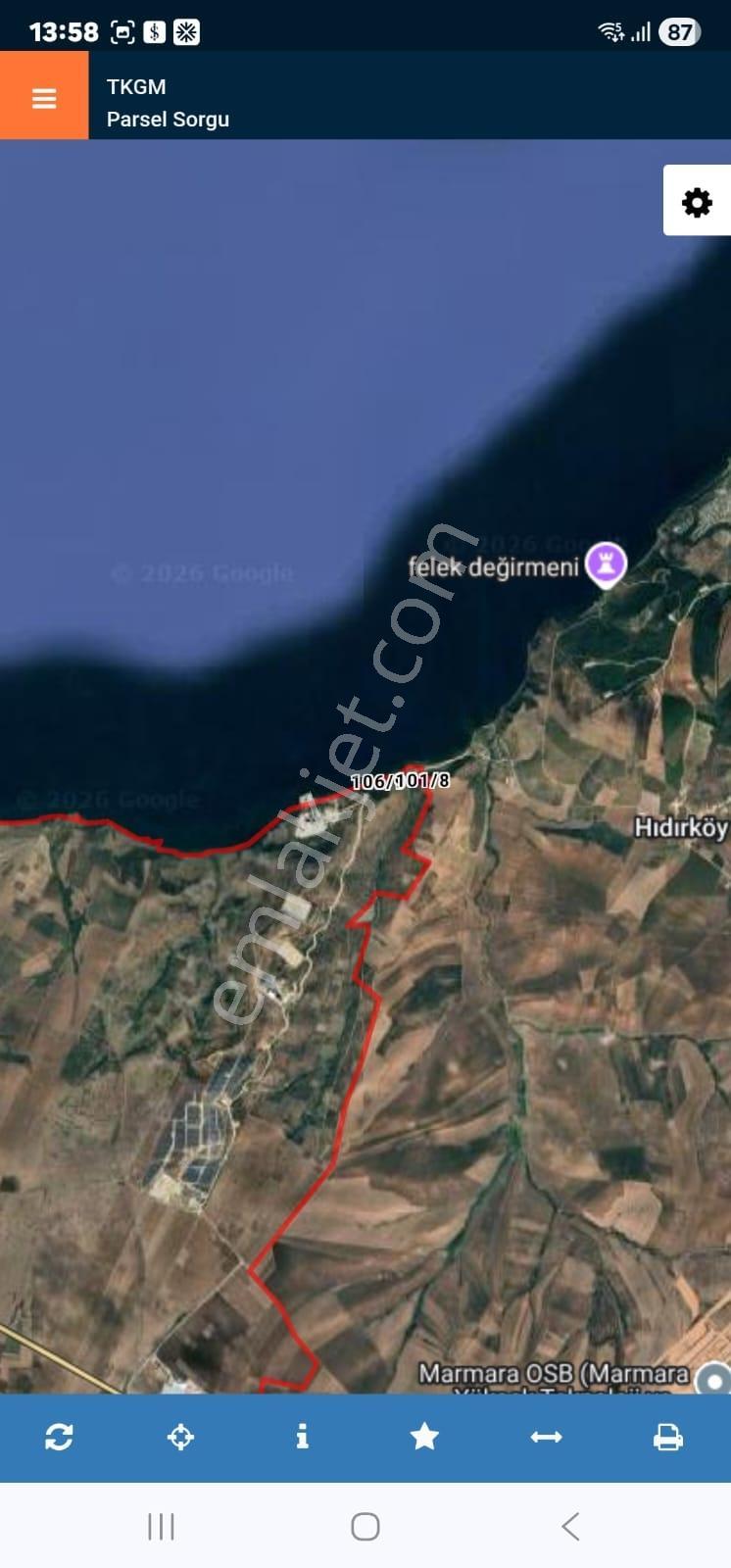 Balıkesir Bandırmada Deniz Kenarı Satılık Arazi - Görsel 4