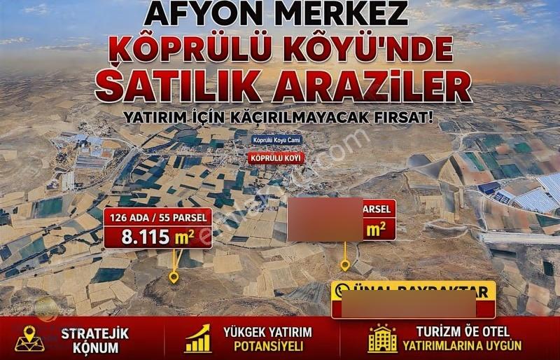 Afyon Köprülü Köyü'nde Satılık 2 Adet Fırsat Arazi