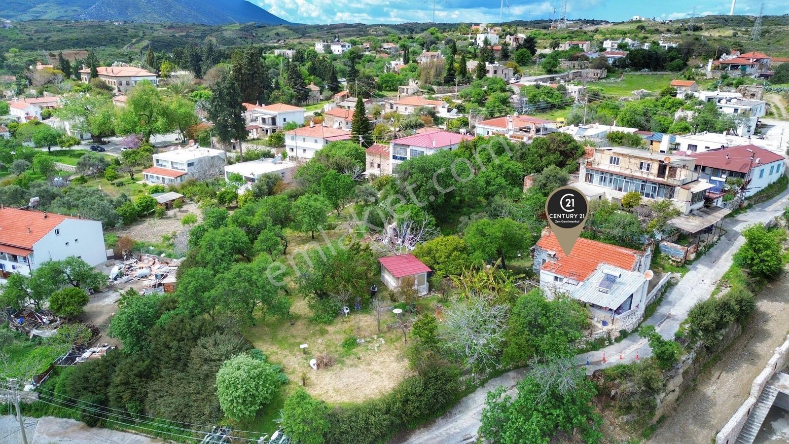 Datça Reşadiye | 1300m2 İçinde Deniz Manzaralı Taş Ev Ve Arsası - Görsel 3