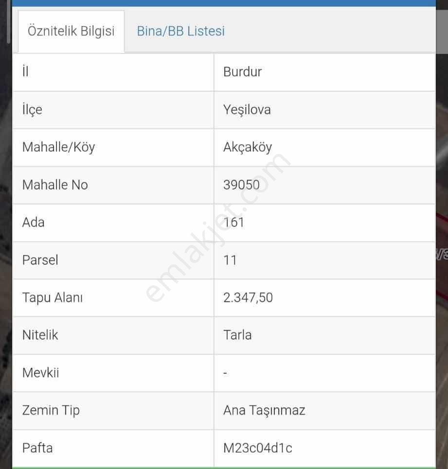 Yeşılova Akçaköy Kadastro Yoluna Sıfır - Görsel 2
